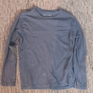 Crewcuts Kids Charcoal Long Sleeve Tee